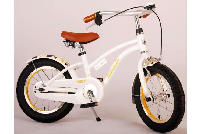 Volare Miracle Kinderfiets - Meisjes - 14 inch - Wit - Prime Collection