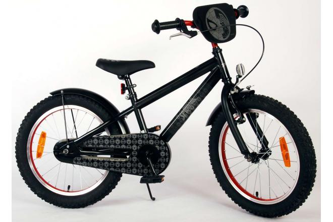 Spider-Man Kinderfiets - Jongens - 18 inch - Mat Zwart