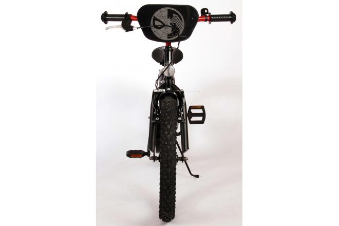 Spider-Man Kinderfiets - Jongens - 18 inch - Mat Zwart