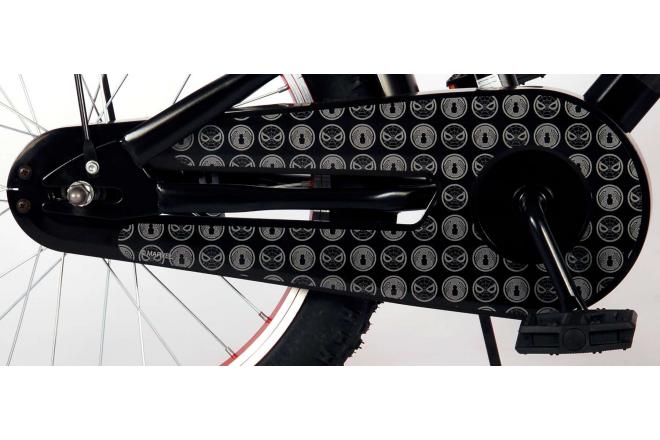 Spider-Man Kinderfiets - Jongens - 18 inch - Mat Zwart