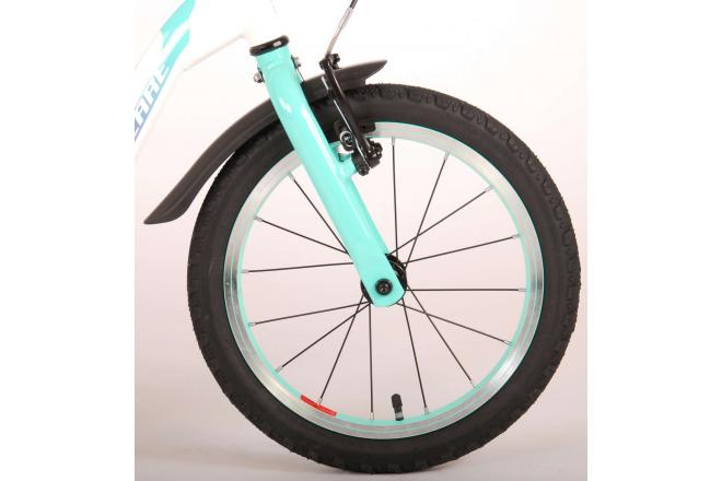 Volare Glamour Kinderfiets - Meisjes - 16 inch - Parelmoer Mint Groen - Prime Collection