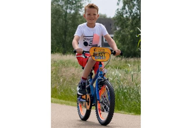 NERF Kinderfiets - Jongens - 18 inch - Satin Blue