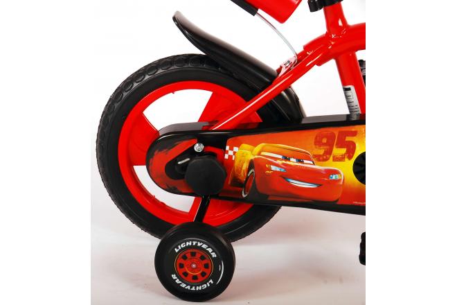 Disney Cars Kinderfiets - Jongens - 12 inch - Rood - Doortrapsysteem