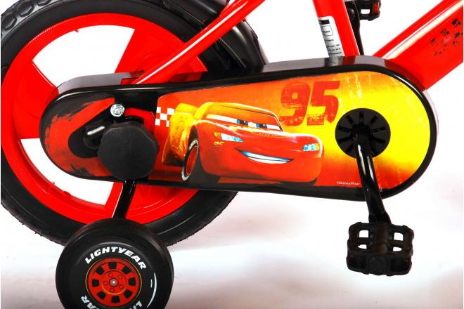 Disney Cars Kinderfiets - Jongens - 12 inch - Rood - Doortrapsysteem