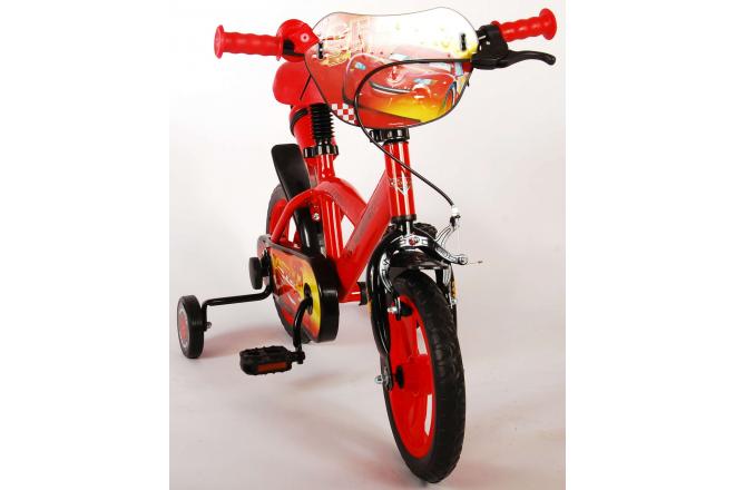Disney Cars Kinderfiets - Jongens - 12 inch - Rood - Doortrapsysteem
