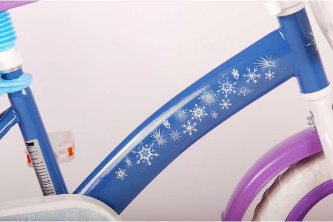 Disney Frozen Kinderfiets - Meiden - 12 inch - Blauw Paars - Doortrapsysteem