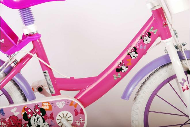 Disney Minnie Cutest Ever! Kinderfiets - Meisjes - 16 inch - Roze - Twee handremmen