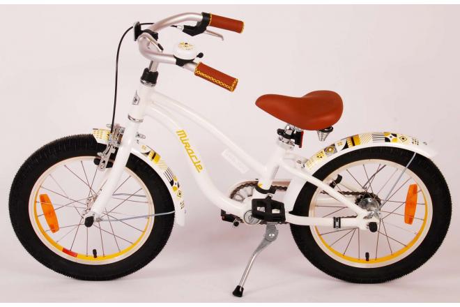 Volare Miracle Cruiser Kinderfiets - Meisjes - 16 inch - Wit - Prime Collection