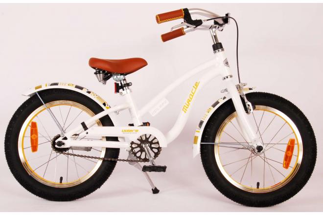 Volare Miracle Cruiser Kinderfiets - Meisjes - 16 inch - Wit - Prime Collection