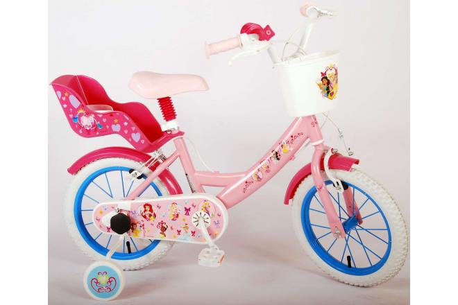 Disney Princess Kinderfiets - Meisjes - 14 inch - Roze - Twee Handremmen