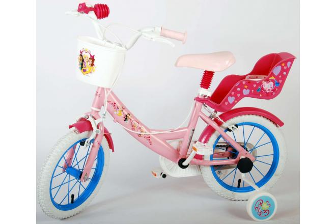 Disney Princess Kinderfiets - Meisjes - 14 inch - Roze - Twee Handremmen