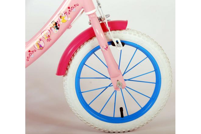 Disney Princess Kinderfiets - Meisjes - 14 inch - Roze - Twee Handremmen
