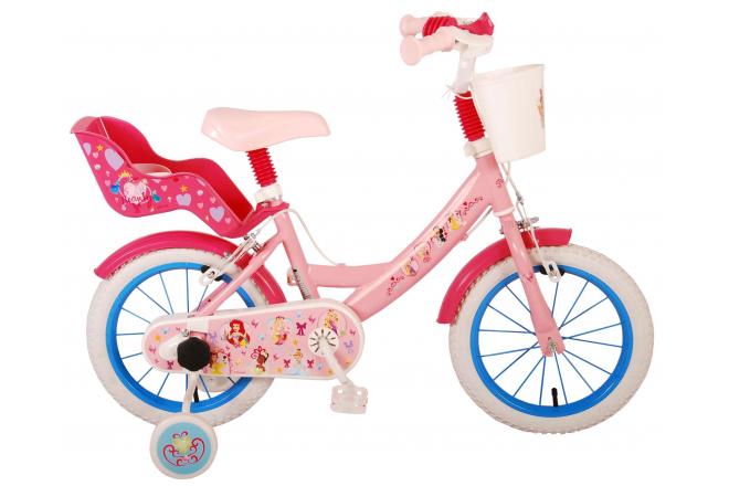Disney Princess Kinderfiets - Meisjes - 14 inch - Roze - Twee Handremmen