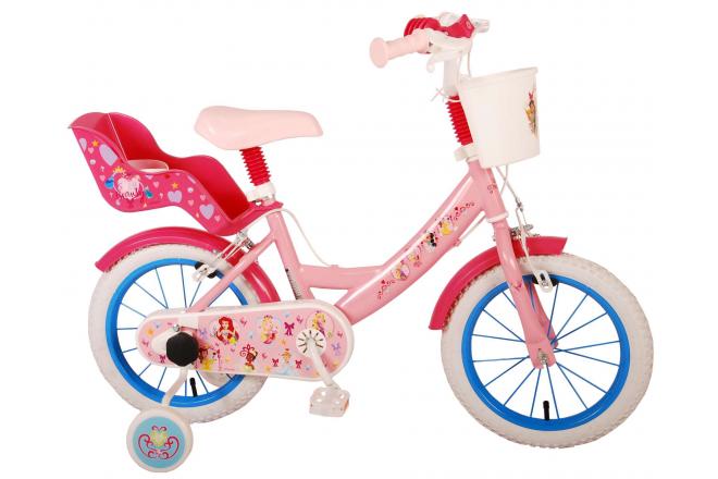 Disney Princess Kinderfiets - Meisjes - 14 inch - Roze - Twee Handremmen