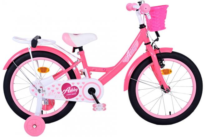 Volare Ashley Kinderfiets – Meisjes – 18 inch – Roze/Rood