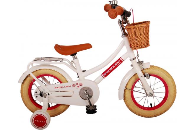 Volare Excellent Kinderfiets – Meisjes – 12 inch – Wit