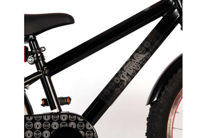Spider-Man - Kinderfiets - Jongens - 20 inch - Mat Zwart