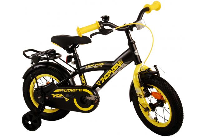 Volare Thombike Kinderfiets - Jongens - 12 inch - Zwart Geel