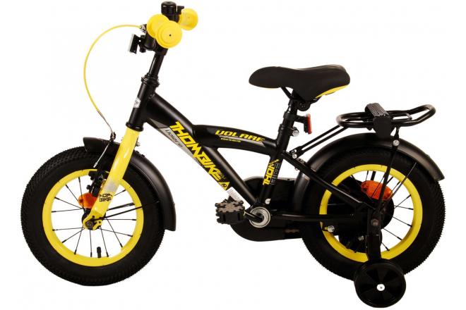 Volare Thombike Kinderfiets - Jongens - 12 inch - Zwart Geel