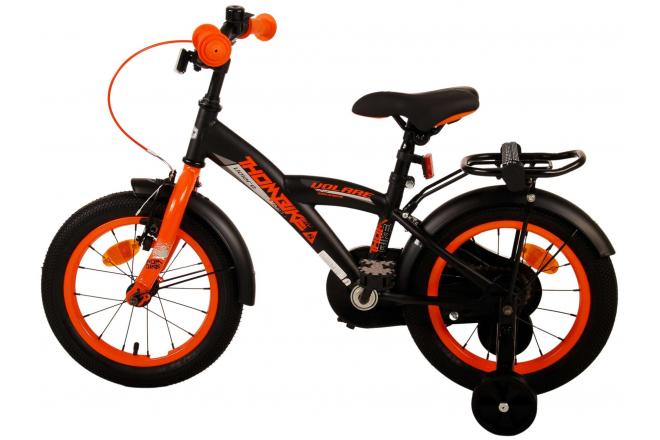 Volare Thombike Kinderfiets - Jongens - 14 inch - Zwart Oranje