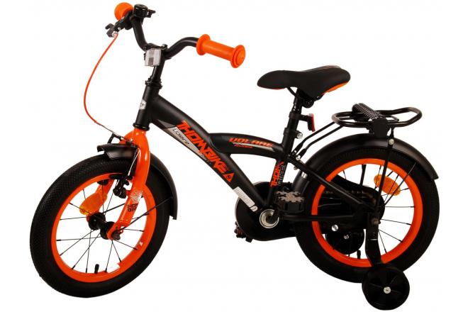 Volare Thombike Kinderfiets - Jongens - 14 inch - Zwart Oranje