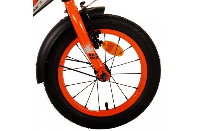 Volare Thombike Kinderfiets - Jongens - 14 inch - Zwart Oranje