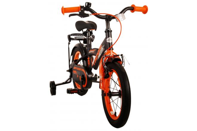 Volare Thombike Kinderfiets - Jongens - 14 inch - Zwart Oranje