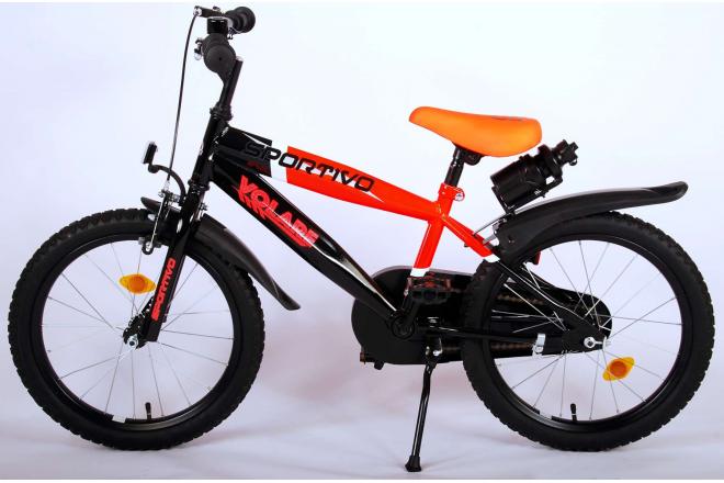 Volare Sportivo Kinderfiets - Jongens - 18 inch - Neon Oranje Zwart