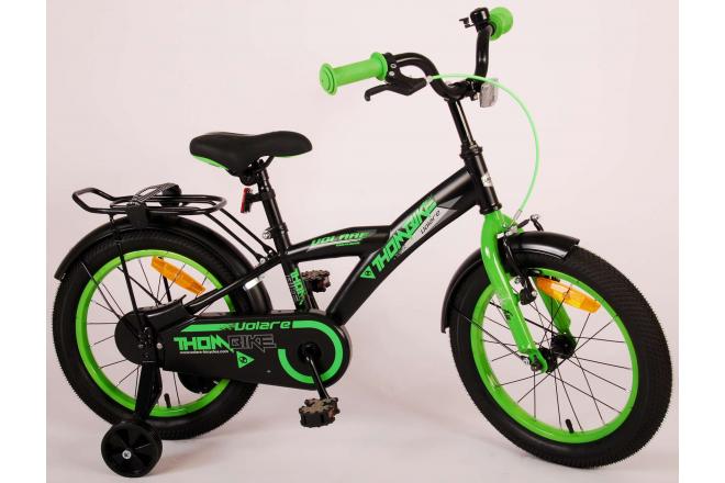 Volare Thombike Kinderfiets - Jongens - 16 inch - Zwart Groen