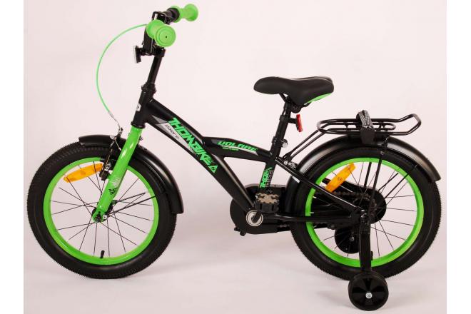 Volare Thombike Kinderfiets - Jongens - 16 inch - Zwart Groen