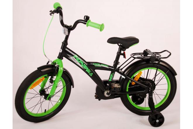 Volare Thombike Kinderfiets - Jongens - 16 inch - Zwart Groen