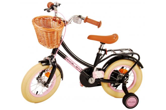 Volare Excellent Kinderfiets - Meisjes - 12 inch - Zwart