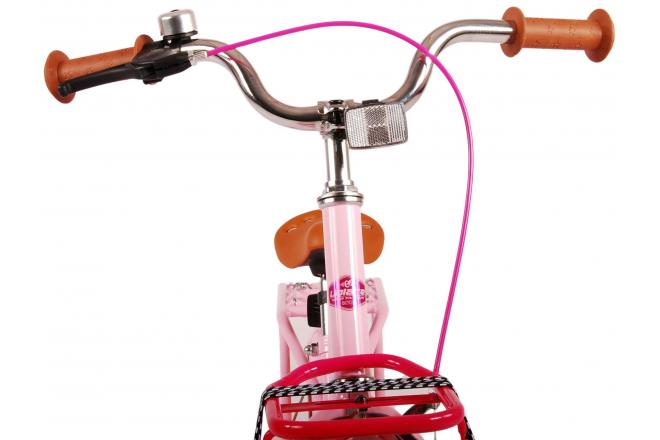 Volare Excellent Kinderfiets - Meisjes - 16 inch - Roze - 95% afgemonteerd