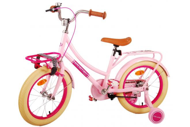 Volare Excellent Kinderfiets - Meisjes - 16 inch - Roze - 95% afgemonteerd