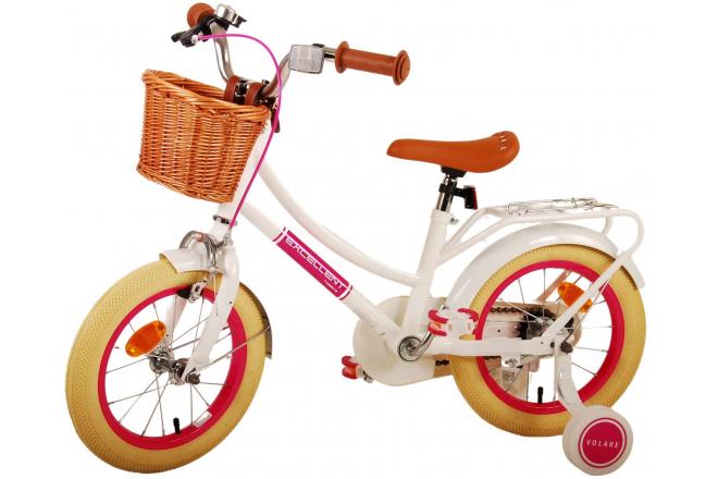 Volare Excellent Kinderfiets - Meisjes - 14 inch - Wit