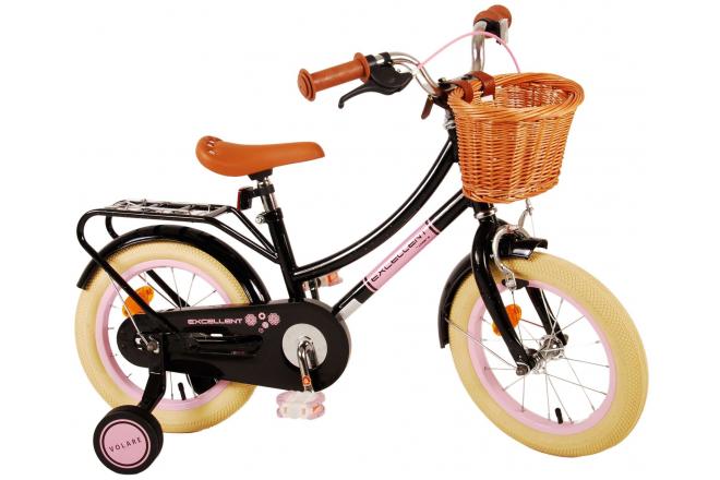 Volare Excellent Kinderfiets - Meisjes - 14 inch - Zwart