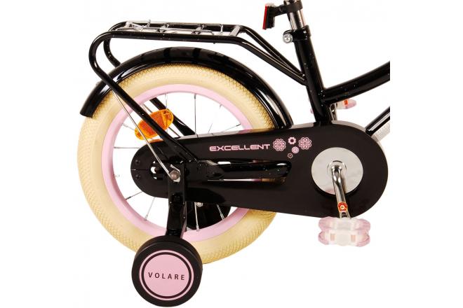 Volare Excellent Kinderfiets - Meisjes - 14 inch - Zwart