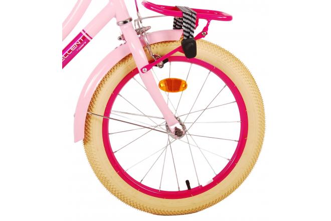 Volare Excellent Kinderfiets - Meisjes -18 inch - Roze - 95% afgemonteerd