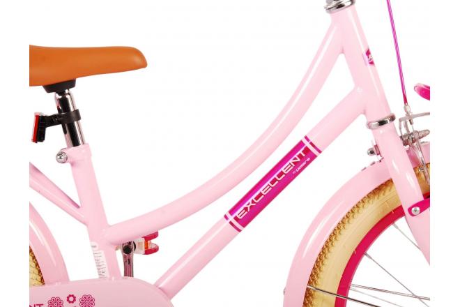 Volare Excellent Kinderfiets - Meisjes -18 inch - Roze - 95% afgemonteerd