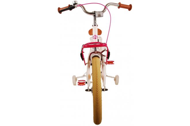 Volare Excellent Kinderfiets - Meisjes - 18 inch - Wit - 95% afgemonteerd