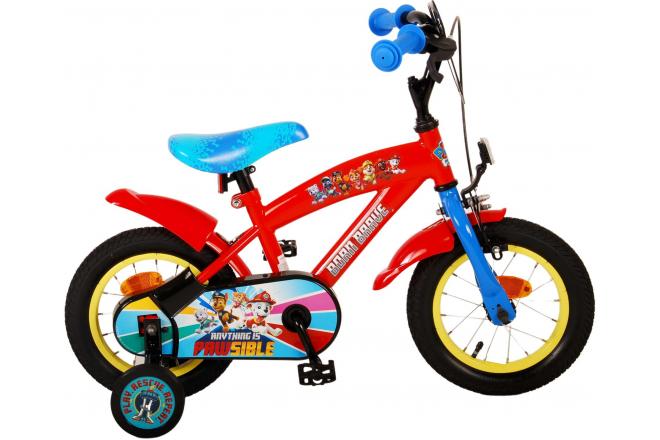 Paw Patrol Kinderfiets – Jongens – 12 inch – Rood/Blauw
