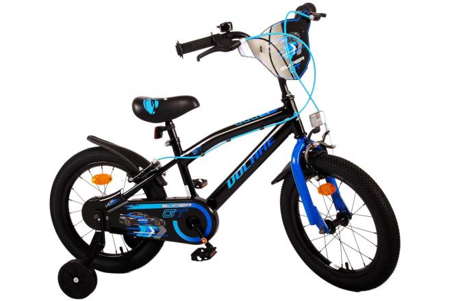 Volare Super GT Kinderfiets - Jongens - 16 inch - Blauw - Twee handremmen