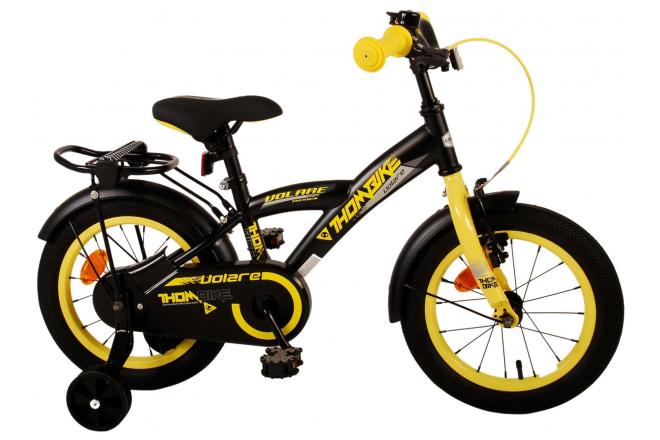 Volare Thombike Kinderfiets - Jongens - 14 inch - Zwart Geel