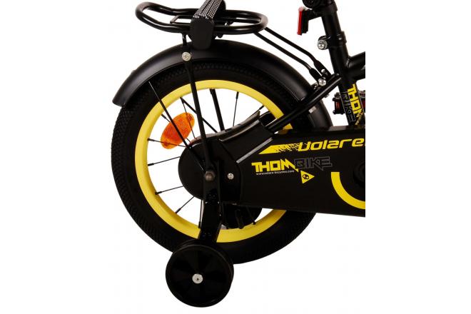 Volare Thombike Kinderfiets - Jongens - 14 inch - Zwart Geel