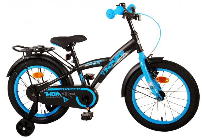 Volare Thombike Kinderfiets - Jongens - 16 inch - Zwart Blauw