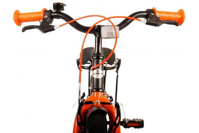 Volare Thombike Kinderfiets - Jongens - 16 inch - Zwart Oranje - Twee Handremmen