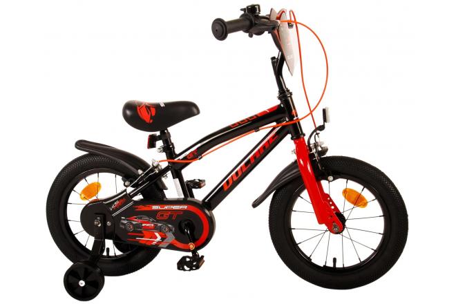 Volare Super GT Kinderfiets - Jongens - 14 inch - Rood - Twee handremmen