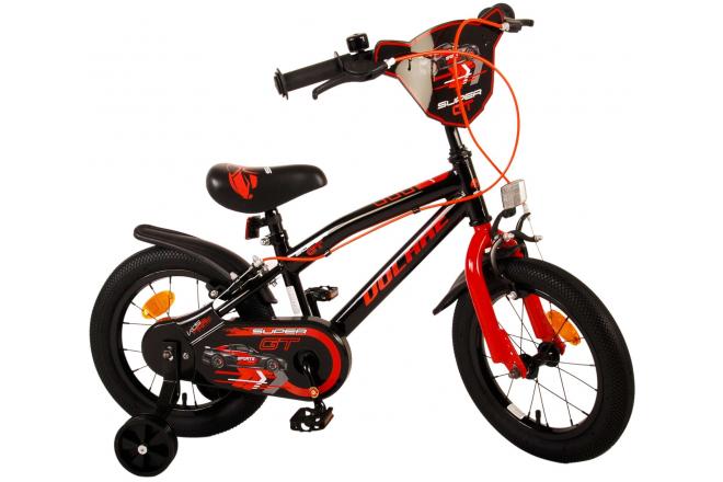 Volare Super GT Kinderfiets - Jongens - 14 inch - Rood - Twee handremmen