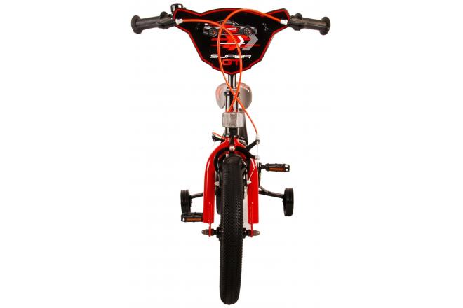 Volare Super GT Kinderfiets - Jongens - 14 inch - Rood - Twee handremmen