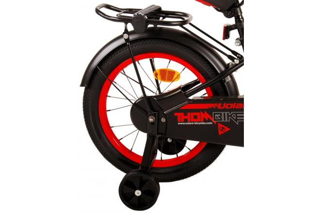 Volare Thombike Kinderfiets - Jongens - 16 inch - Zwart Rood